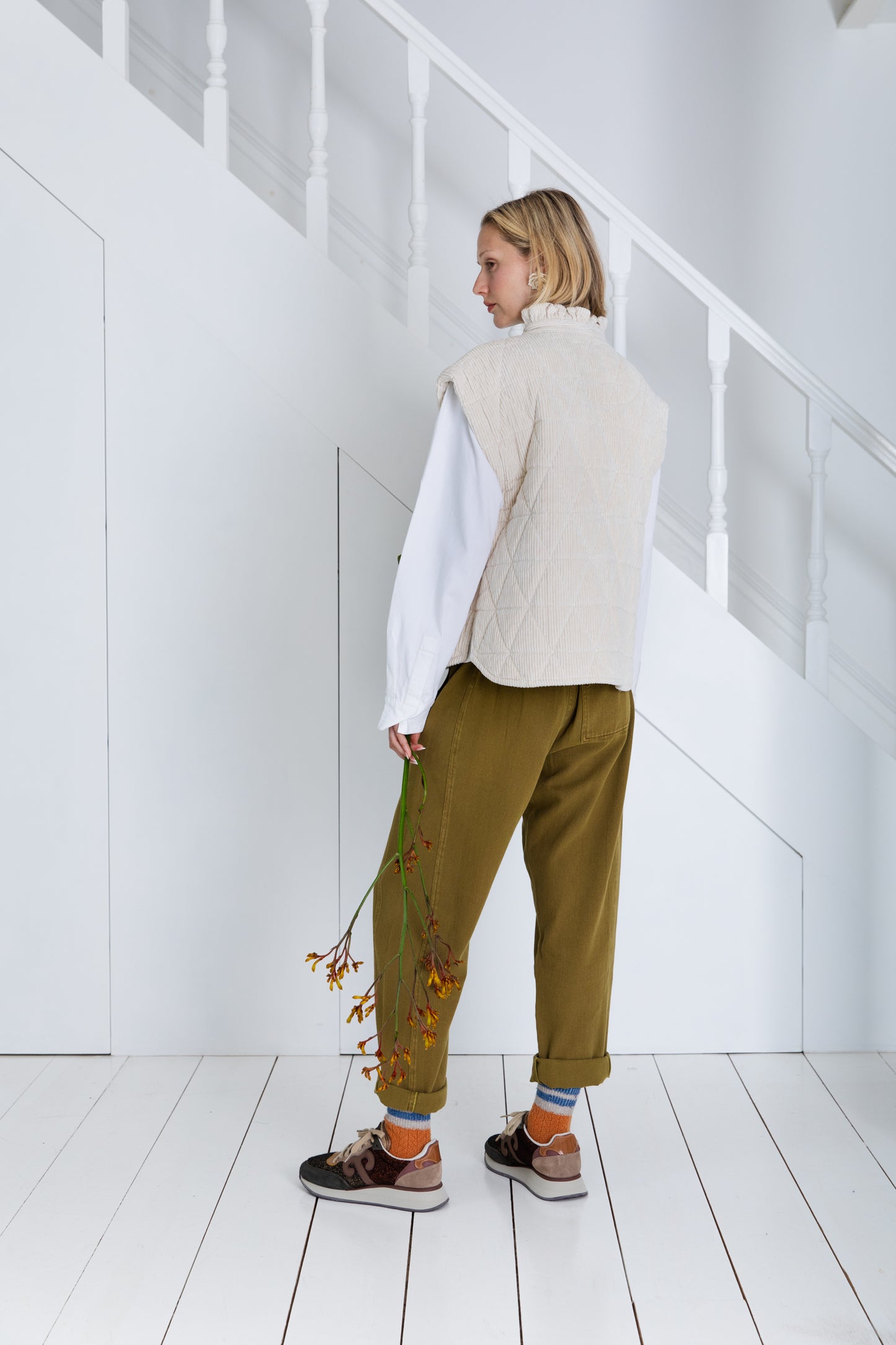 Bonte Stina Gilet Ecru AW25