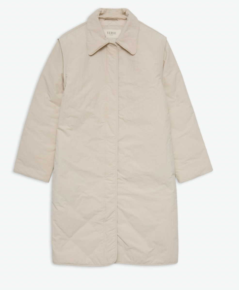 Yerse AW25 43615 Karen Ecru Coat