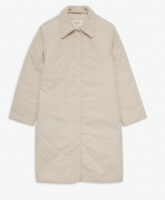 Yerse AW25 43615 Karen Ecru Coat