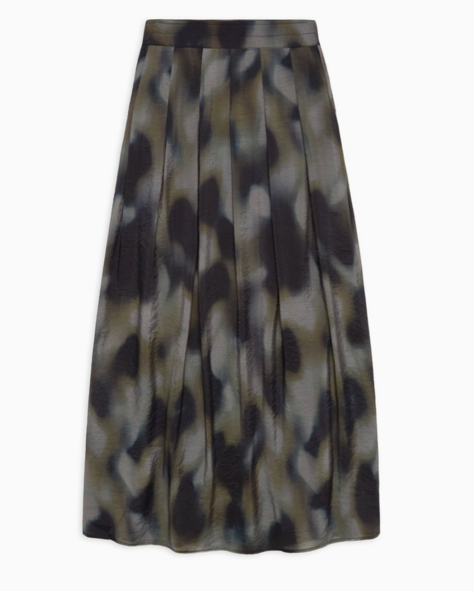 Yerse AW25 Blurry Khaki Skirt 43824