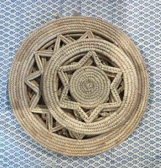 Afroart zigzag Palm Trivets