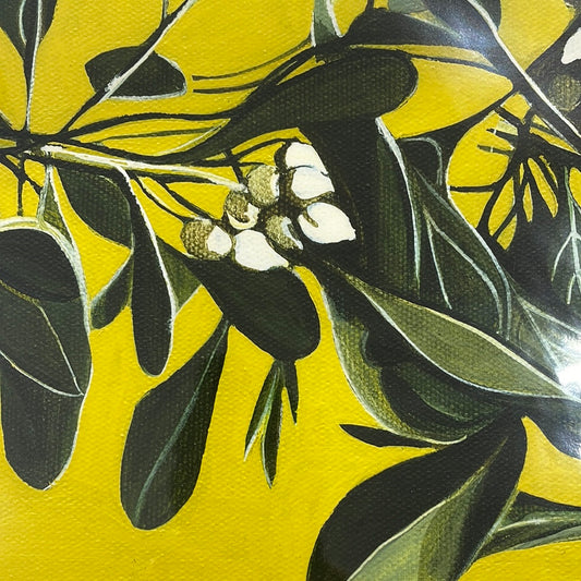 Julia Langley Print Elliptic Yellow