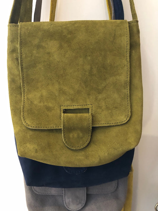 MAROC Suede Square Bag