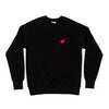 PB Sweater - Original pink on black