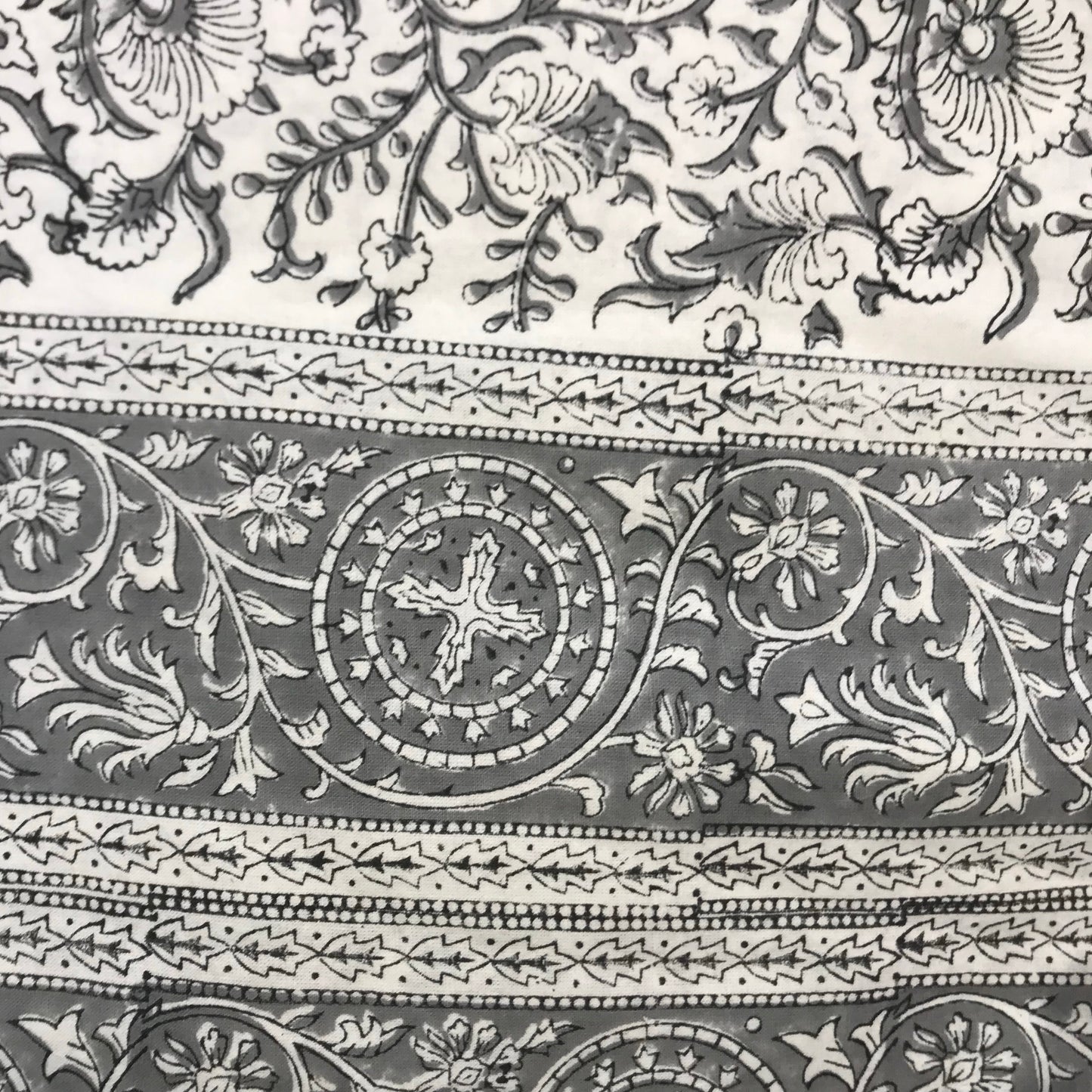 Grand Illusions Cotton Hand Blocked Printed Tablecloth