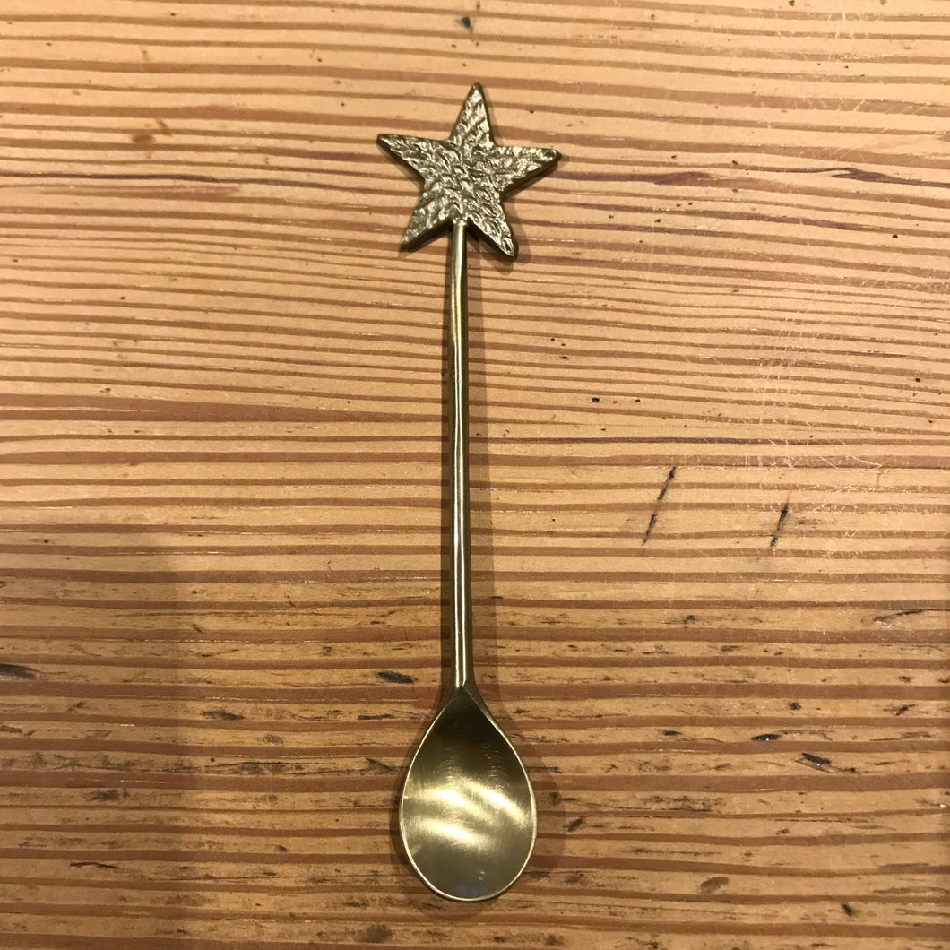 Brass Star Spoon