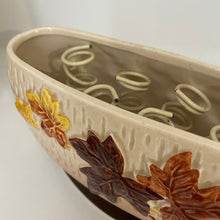Load image into Gallery viewer, Flick Vintage Stylac Autumn Leaves posy vase
