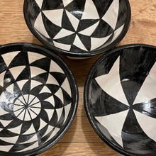 Load image into Gallery viewer, MAROC Ceramics - Fes Black &amp; White Bowls
