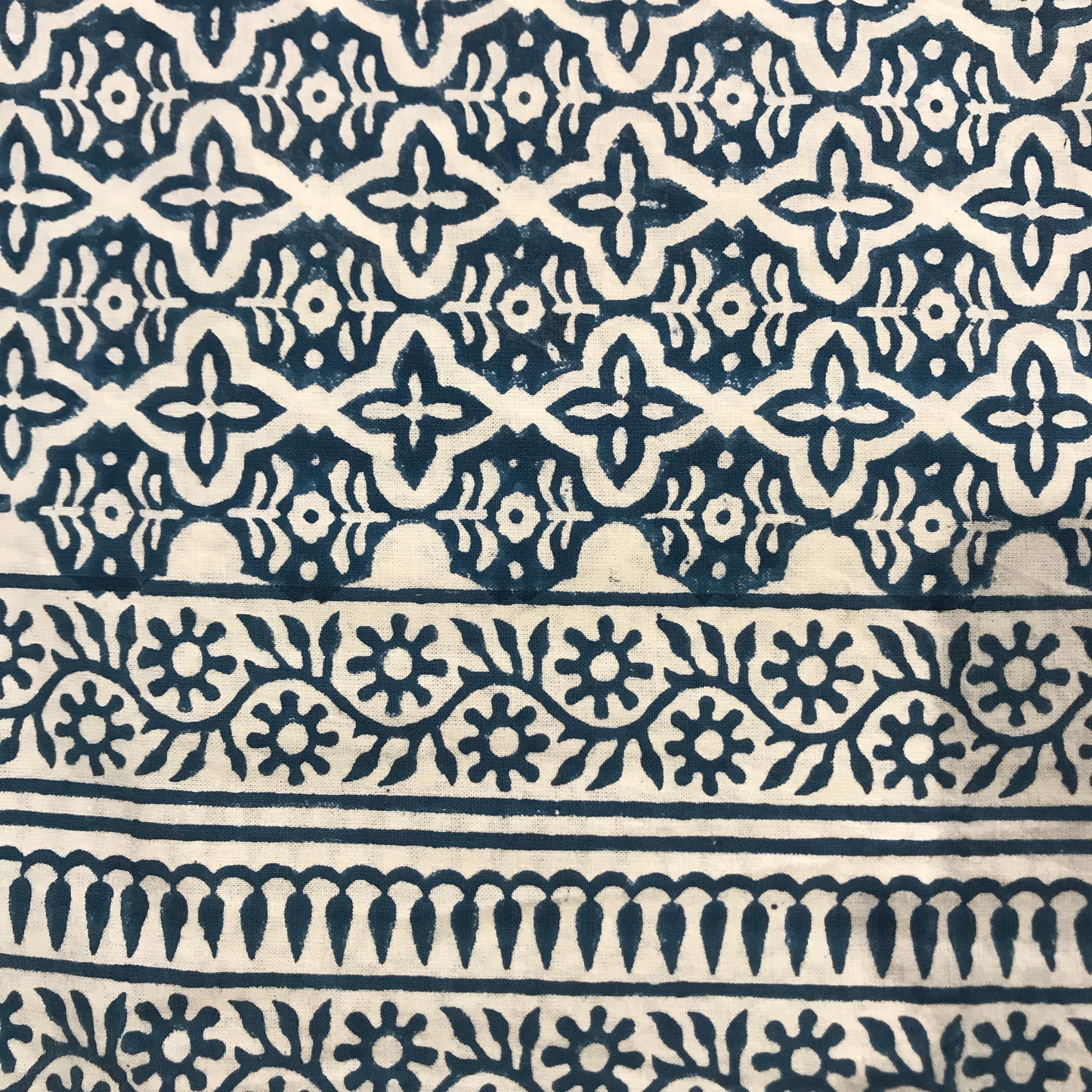 Grand Illusions Cotton Hand Blocked Printed Tablecloth