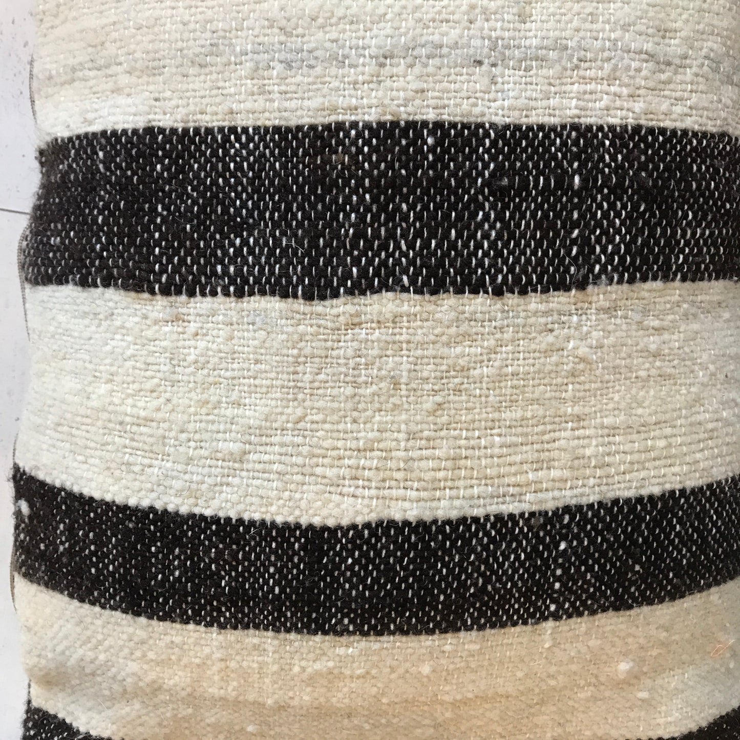 MAROC VINTAGE TEXTILES Stripe Rectangular Cushion