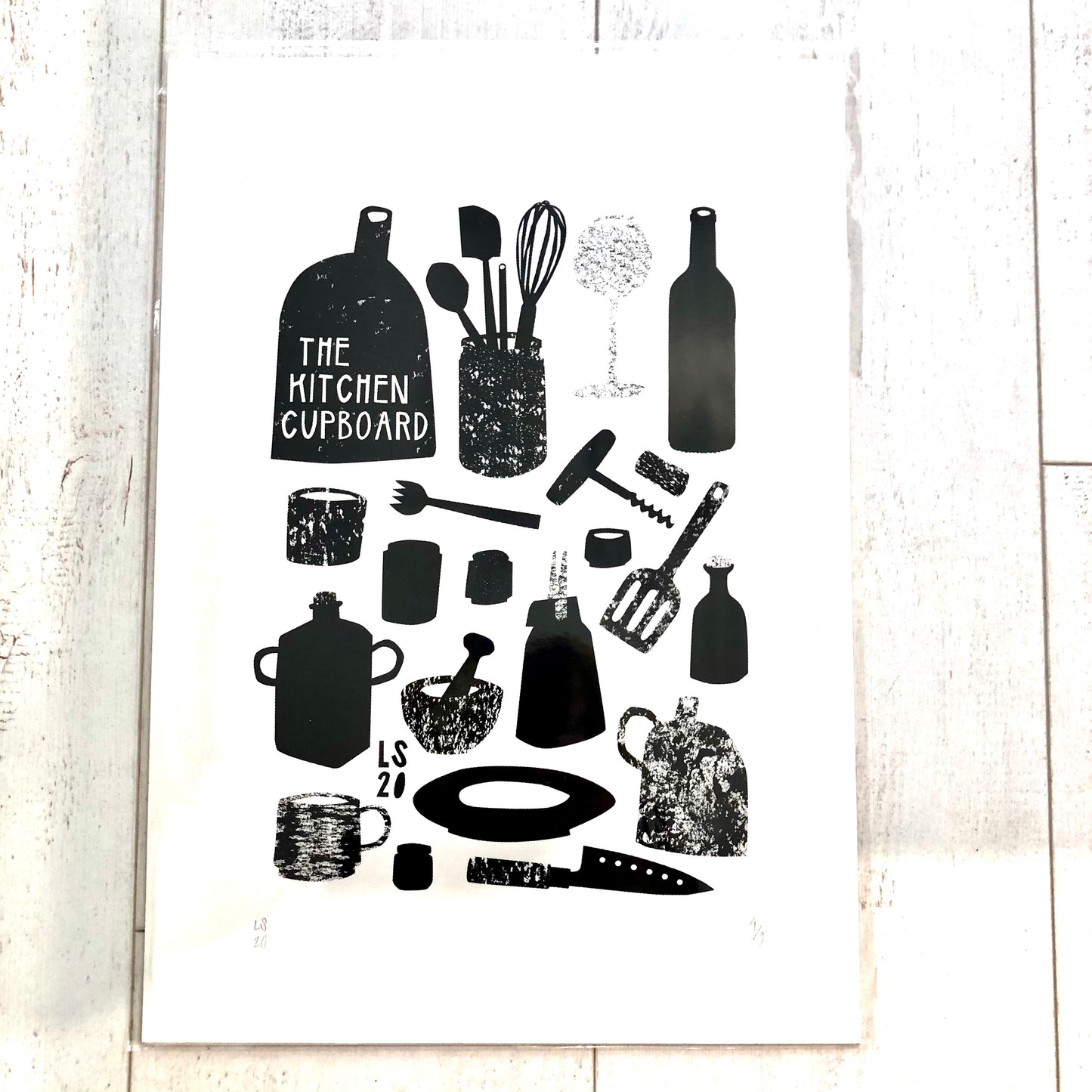 Lou Salaca Kitchen Cupboard print