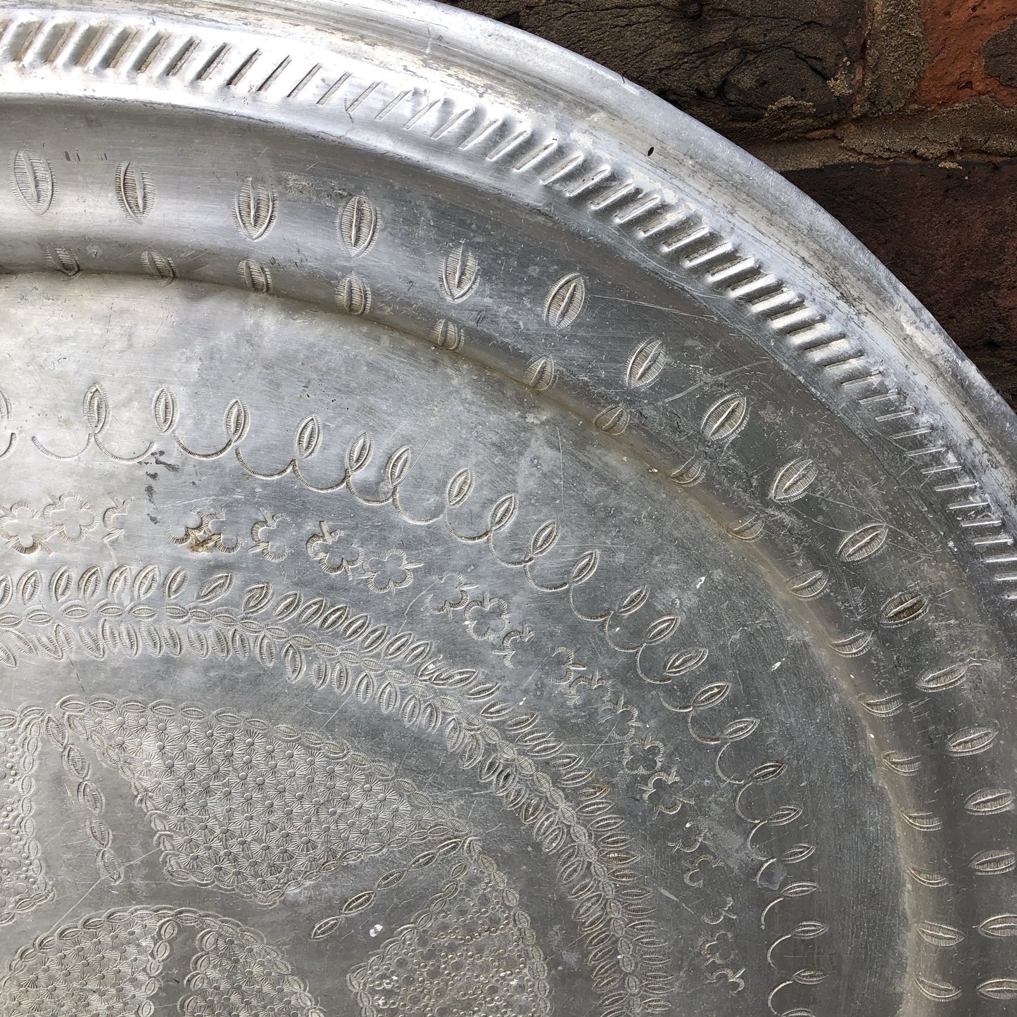 Vintage Moroccan Tea Tray