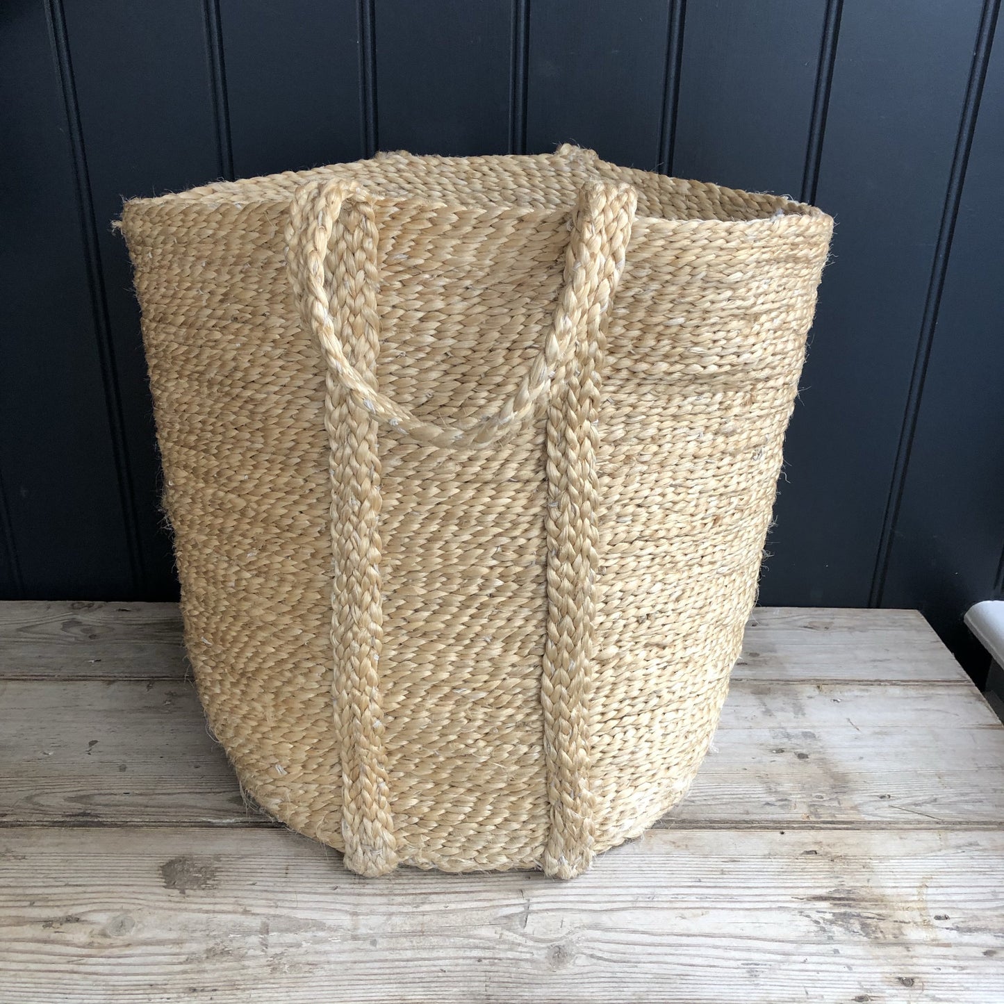 Maison Bengal - Tall Natural Jute Basket with handles