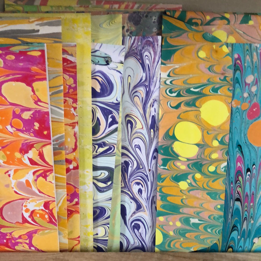 CARD Marmorizzata Hand Marbled Card