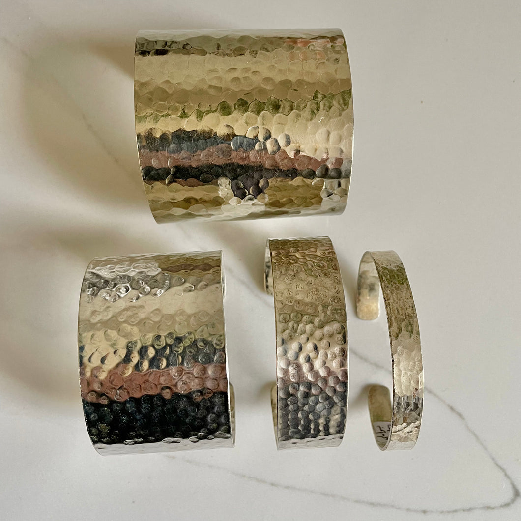 MAROC Jewellery Hammered Cuff