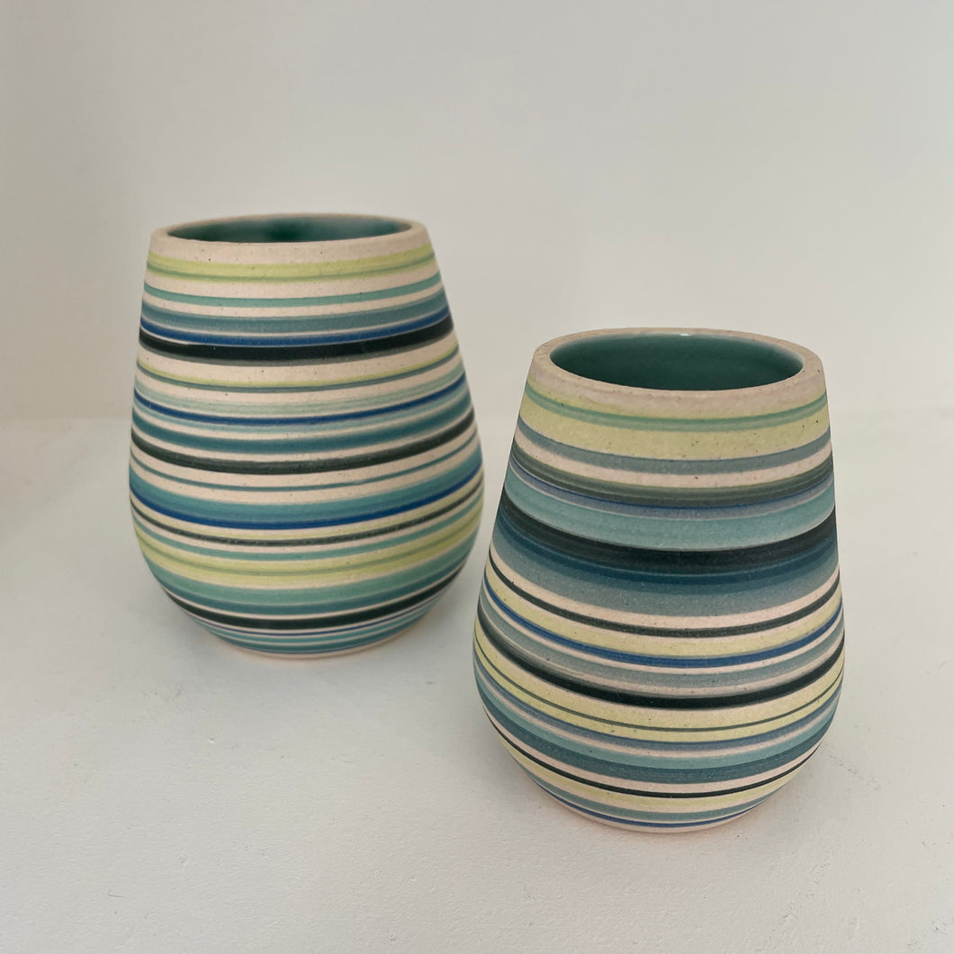 Charlotte Grinling Ceramics Stripe Vase collection