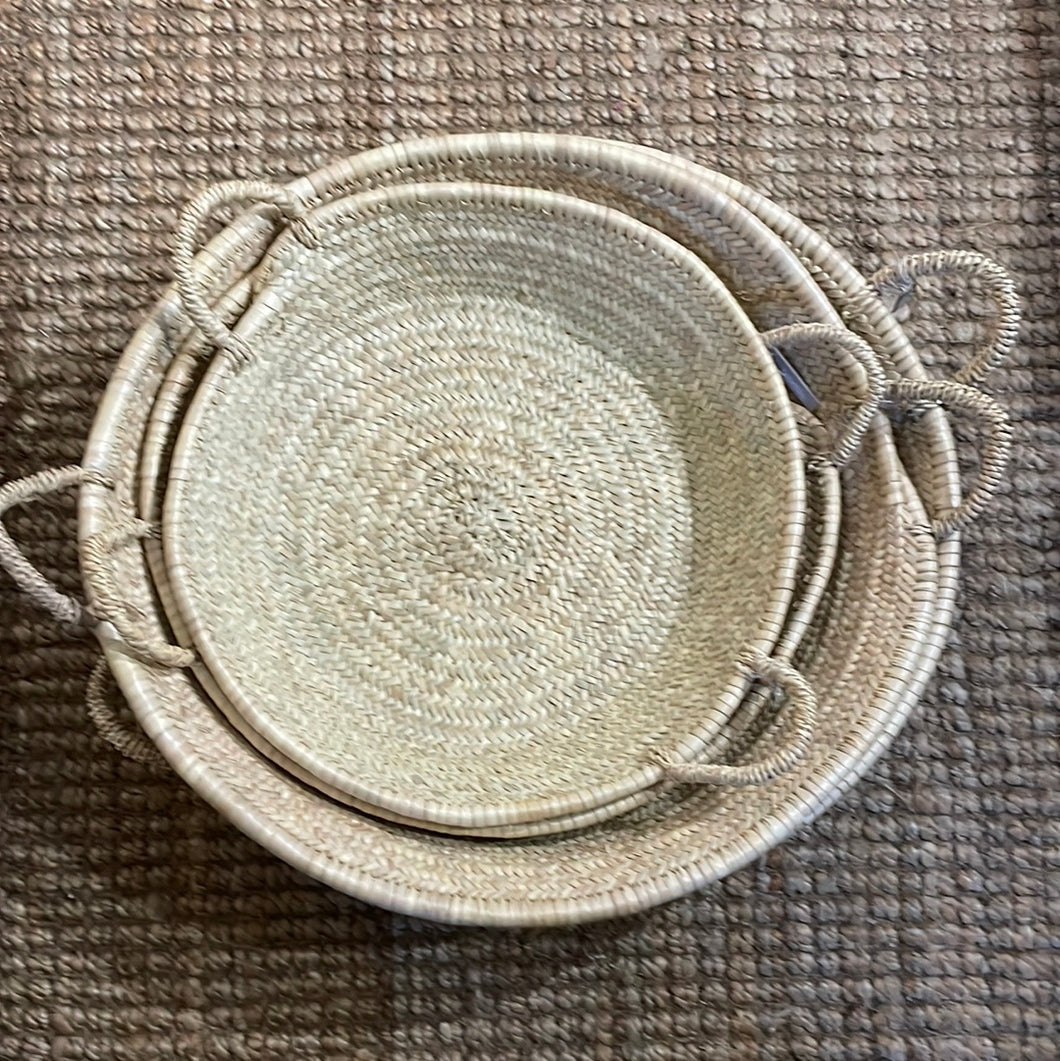 Bohemia Flat Moroccan Basket