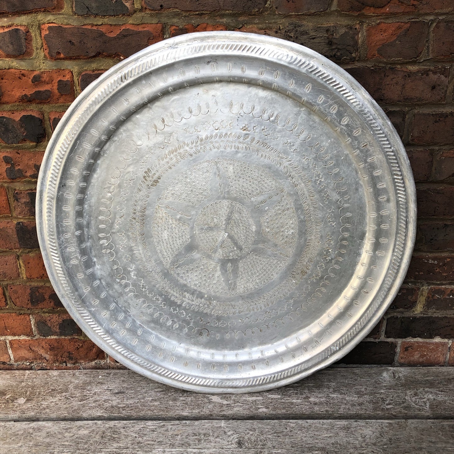 Vintage Moroccan Tea Tray