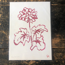 Load image into Gallery viewer, Atelier Auge Geranium Botanical Print
