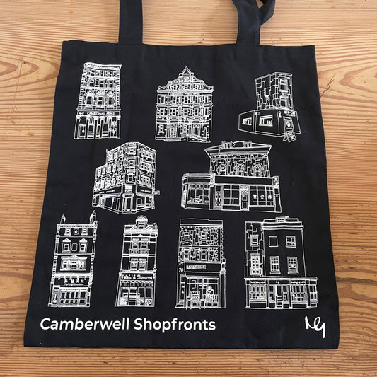 Natasha Godfrey Shop Fronts Tote Bag