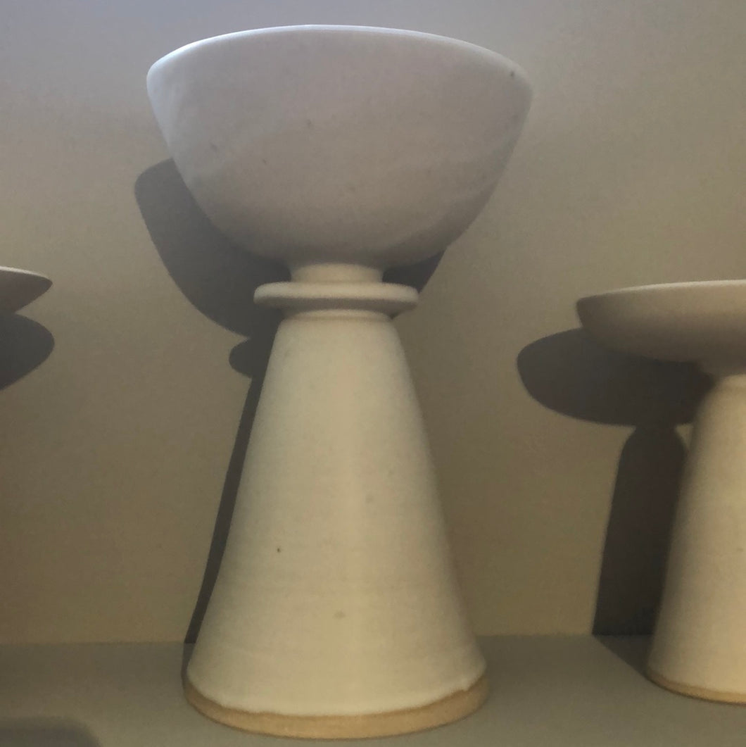 Caroline Wooden Ceramics - Pedestal Pot A