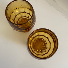 Load image into Gallery viewer, Vintage Amber Glass Tumbler
