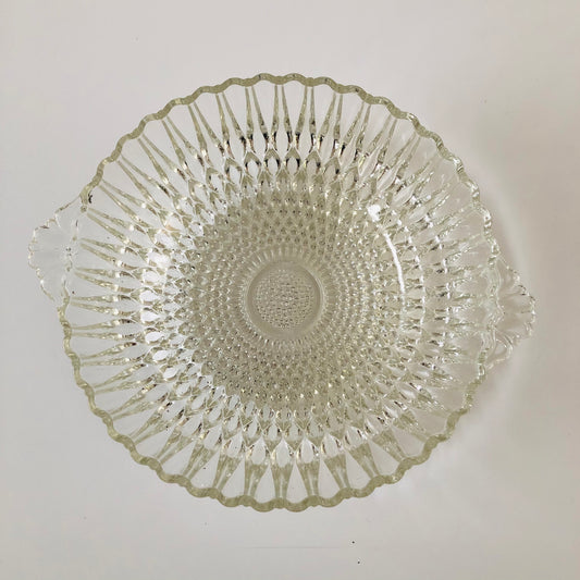 Vintage Glass Dessert Bowl Set