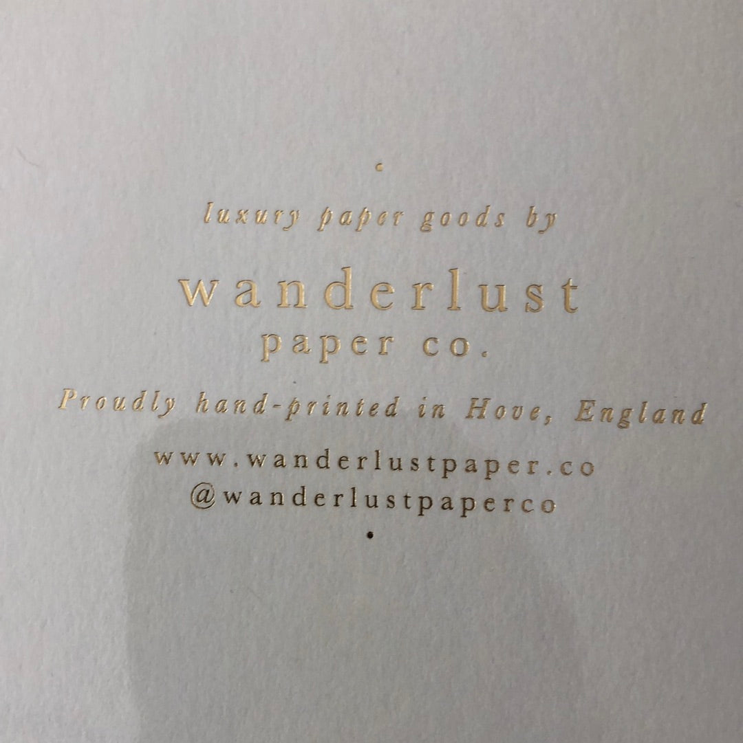 CARD Wanderlust Greetings Card