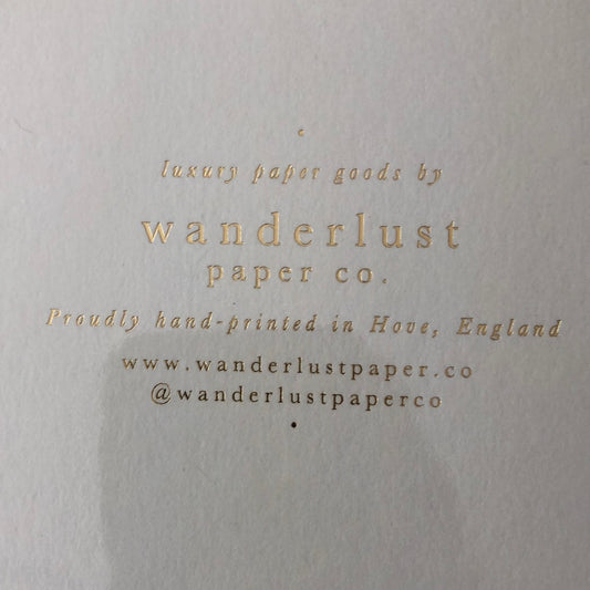 CARD Wanderlust Greetings Card