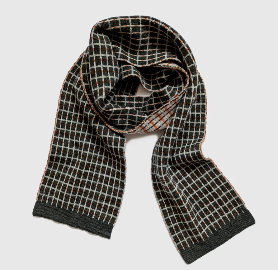 ROVE Boro scarf dark green - seaweed