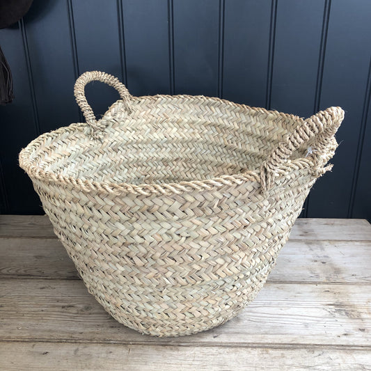 MAROC BASKET Palm Leaf Basket