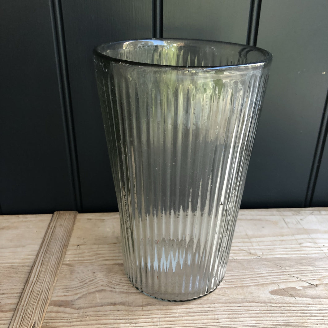 Grand Illusions - Ribbed Vase Artisan Glass