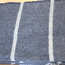 Load image into Gallery viewer, Tweedmill Blanket - Broad Stripe Blue Slate
