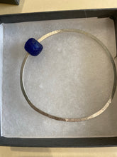 Load image into Gallery viewer, Sarah Drew Silver and Glass Bangle
