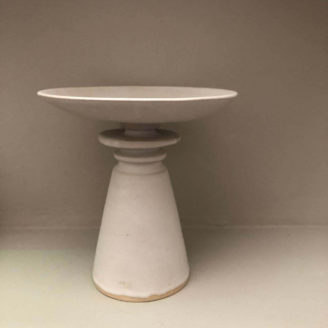 Caroline Wooden Ceramics - Pedestal Pot C