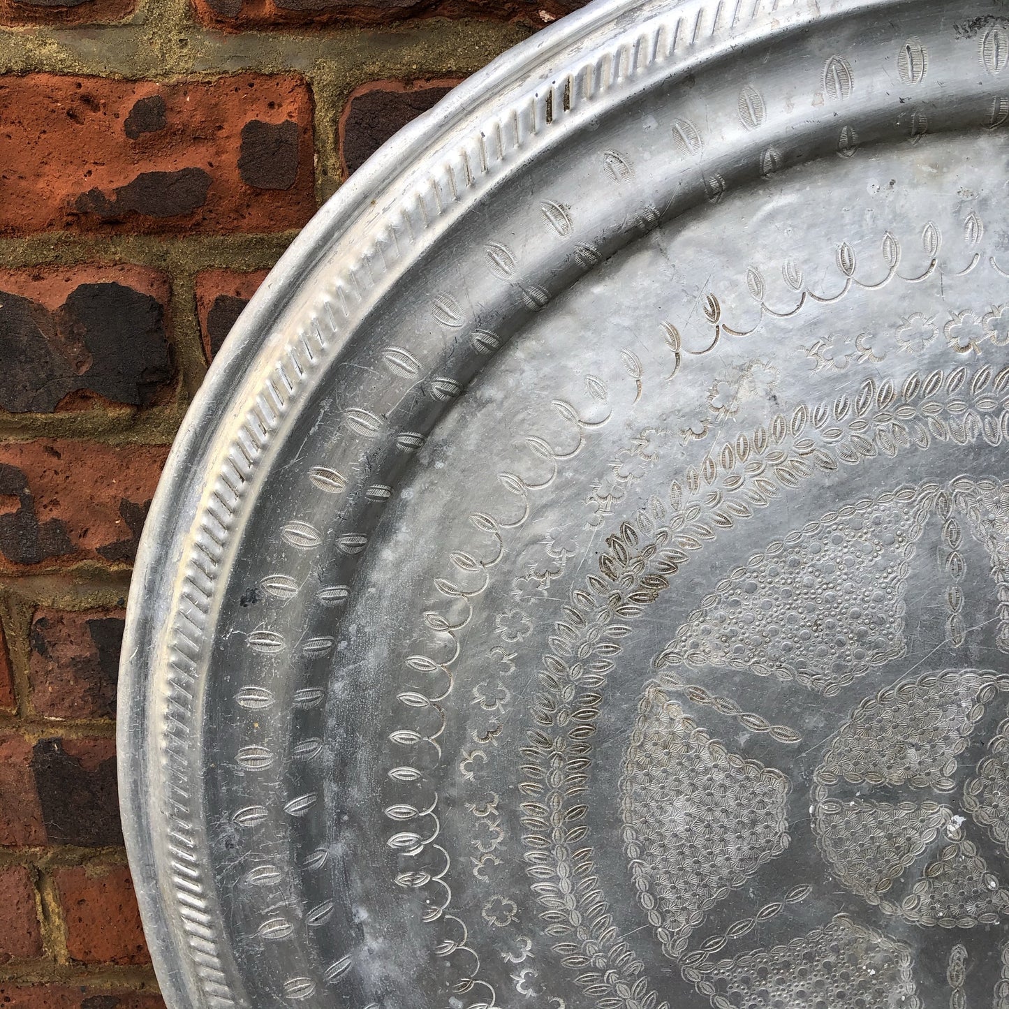 Vintage Moroccan Tea Tray