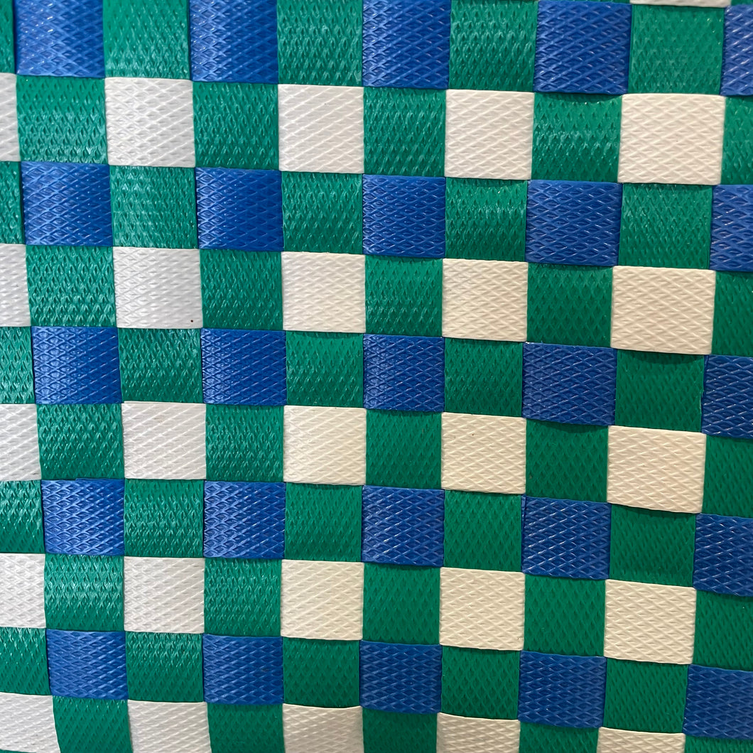 Frekkle - Dill Basket - green blue & white