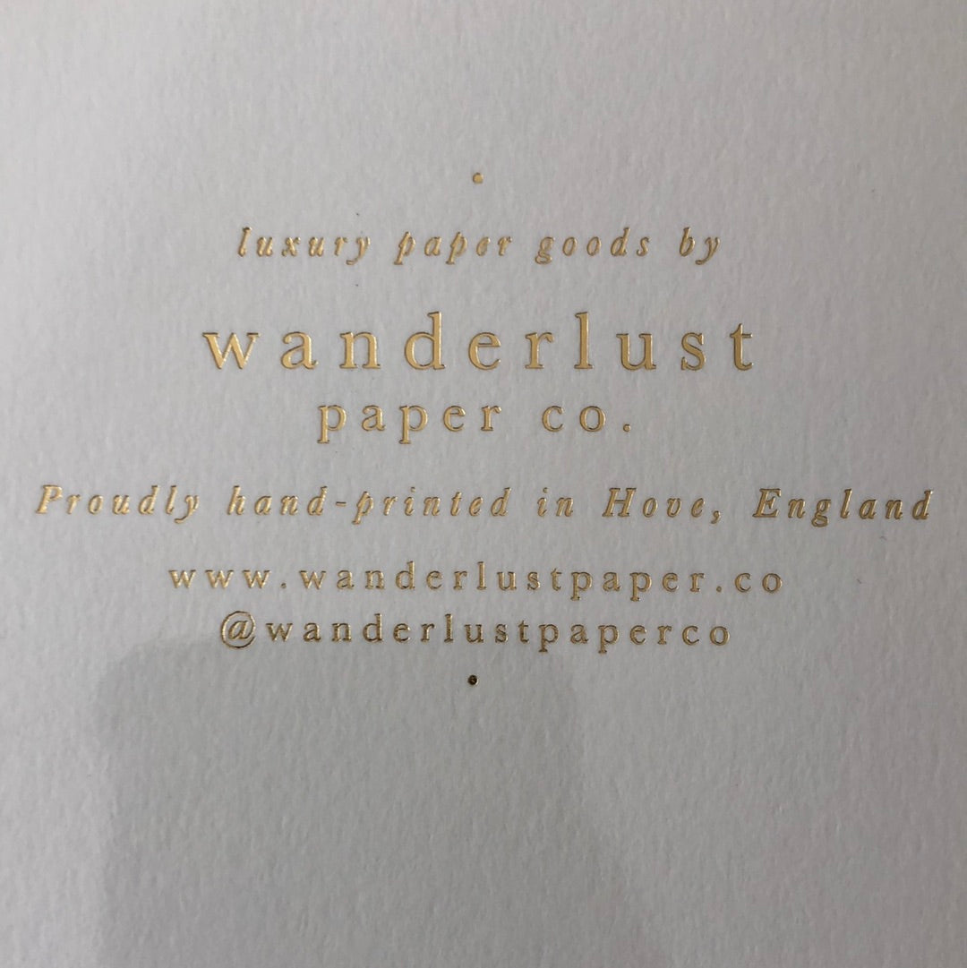CARD Wanderlust Greetings Card