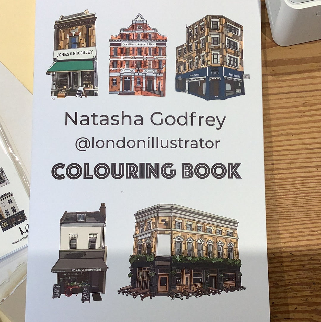 Natasha Godfrey colouring book